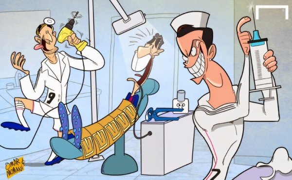 Зубной врач карикатура