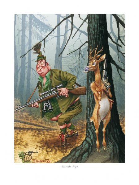 Карикатуры на охотников