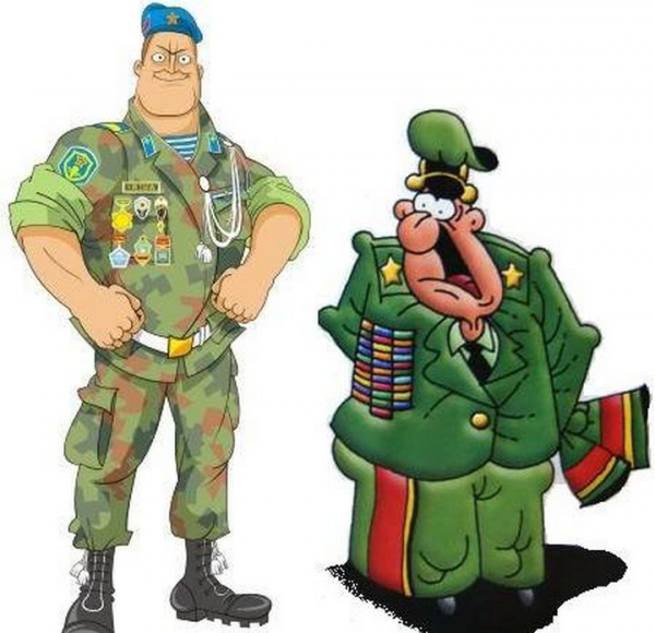 Карикатуры на военную тему
