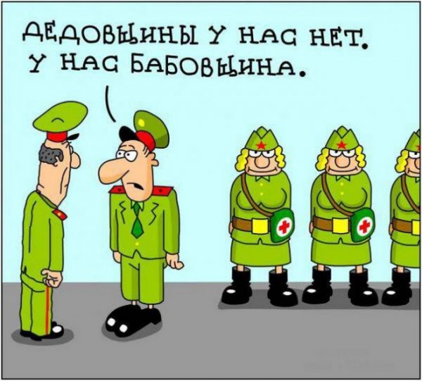 Солдат карикатура
