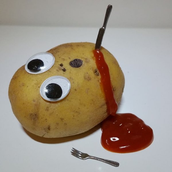 Картошка смешно