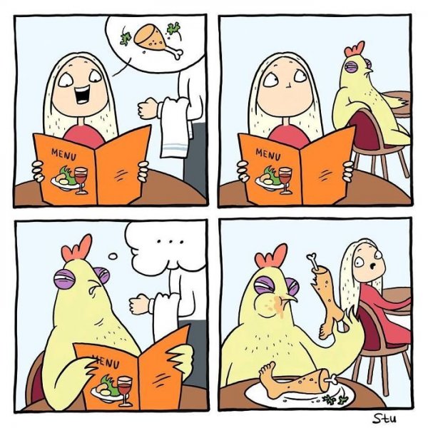 Нарисовать прикольный комикс