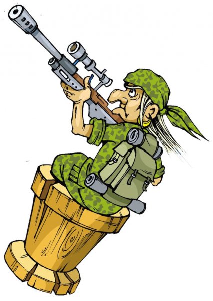 Солдат карикатура