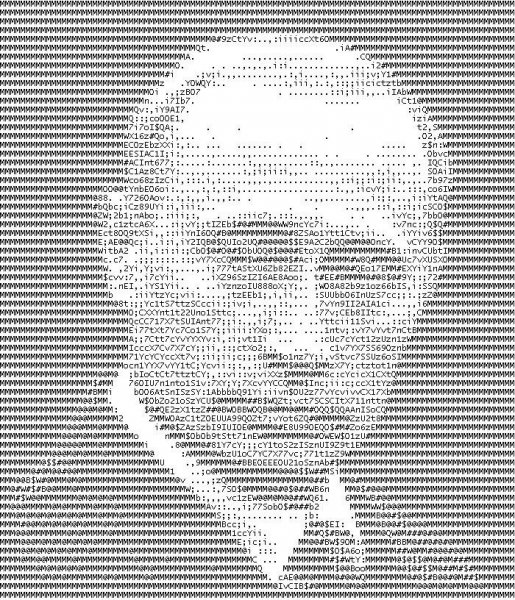 Рисунки из знаков