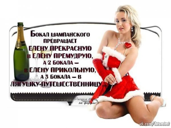 Шампанское прикол