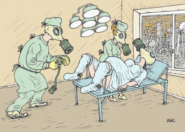 Смешные карикатуры про роды