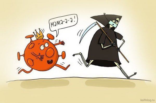 Карикатуры про коронавирус смешные