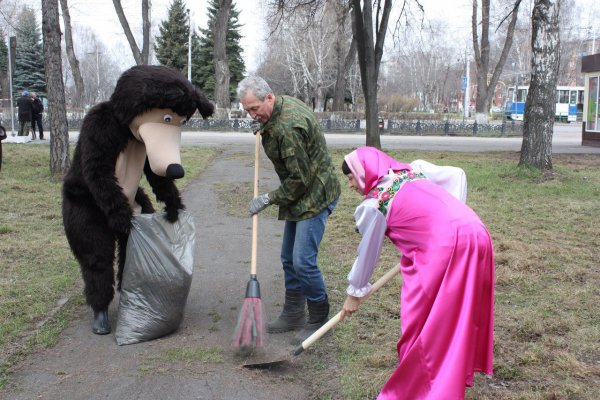 Про субботник прикольные