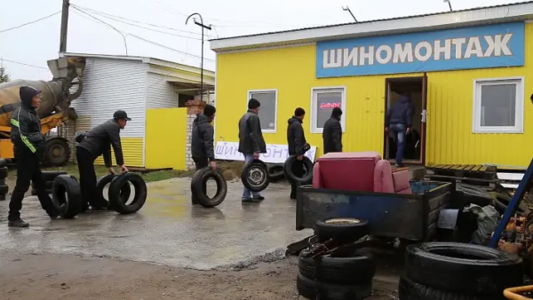 Очередь на шиномонтаж