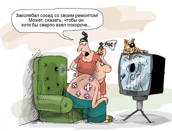 Анекдоты про ремонт в квартире