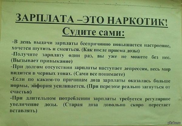 День зарплаты прикол