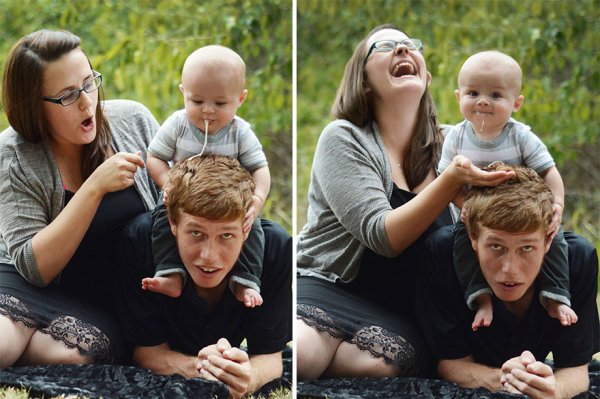 Прикольные фотосессии семьи