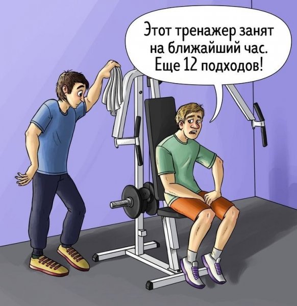 Приколы про спортзал