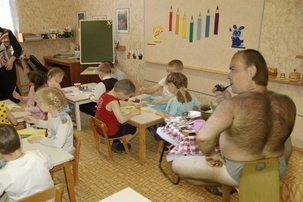 Смешные дети в садике
