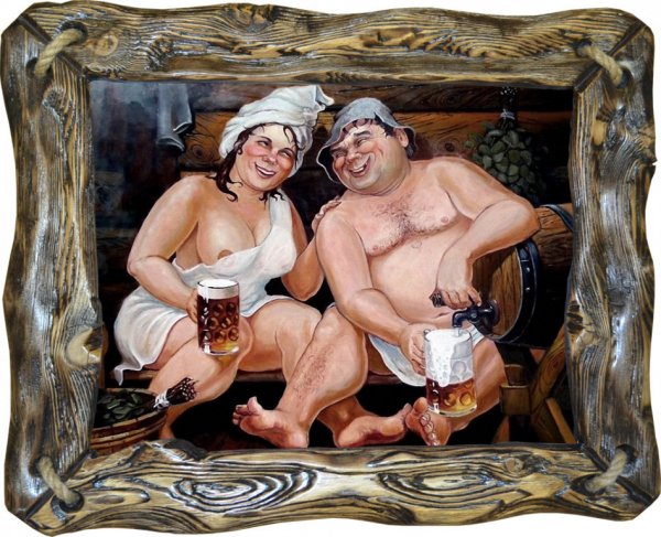 Картины с банной тематикой