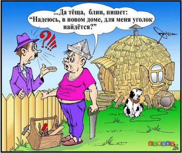 Анекдот про тещу и зятя