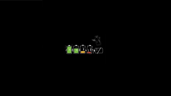Обои на рабочий стол Минимализм черные