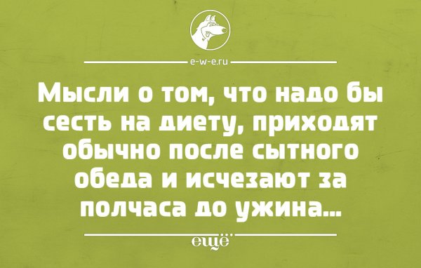 Смешные высказывания про диету