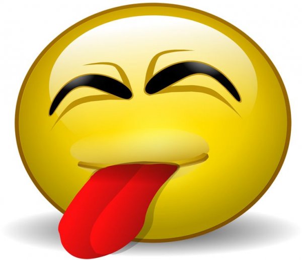 Смайлик с языком