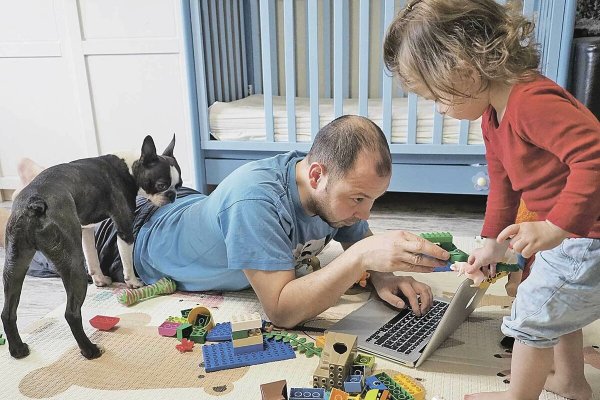 Работа из дома с детьми