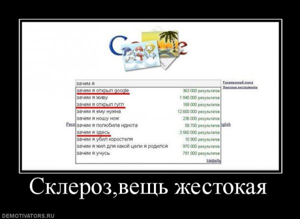 Склероз демотиватор