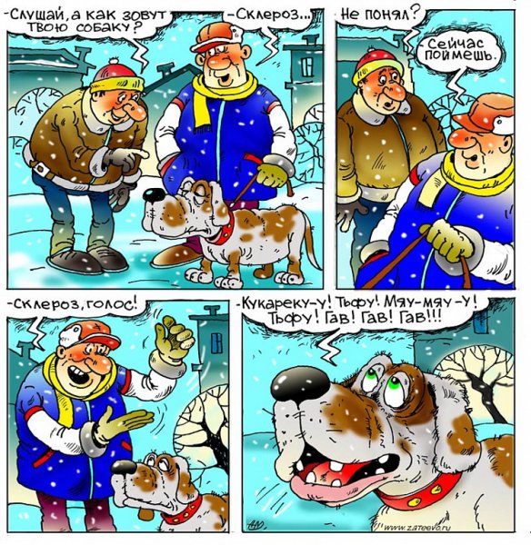 Склероз карикатура