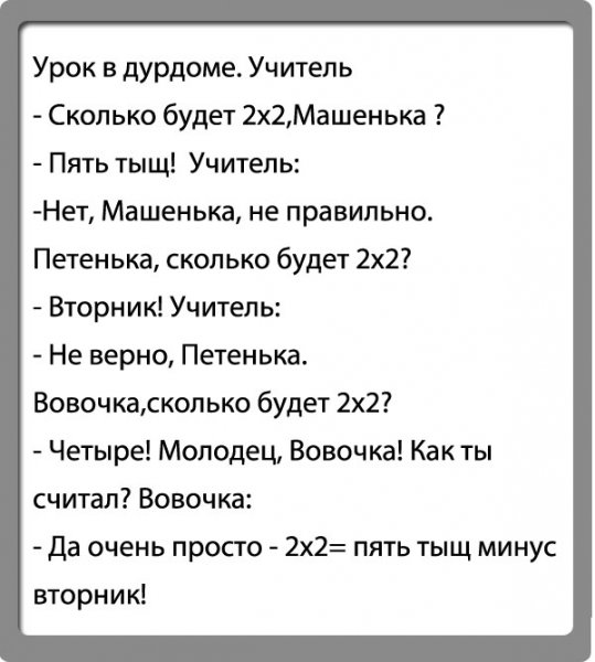 Анекдоты про психбольницу