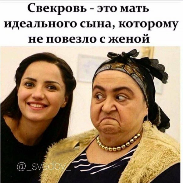 Смешное про свекровь