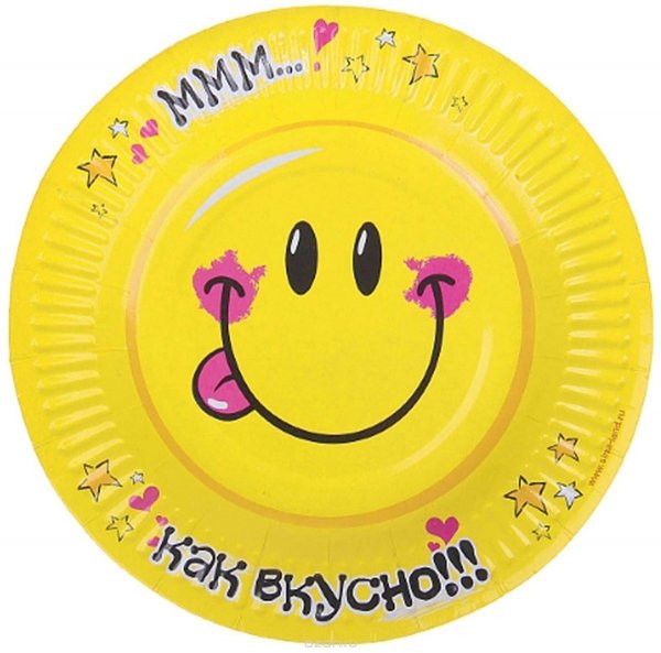 Тарелка с рожицей