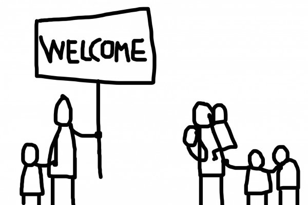 Новый сотрудник рисунок Welcome