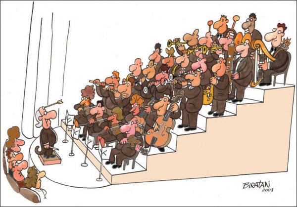 Совещание карикатура