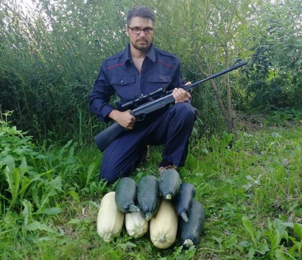 Охотник с кабачками