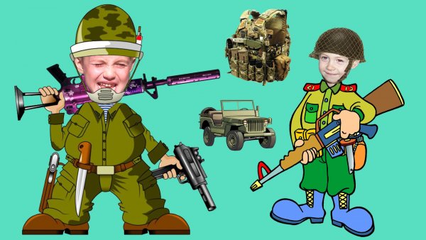 Мультяшные офицеры