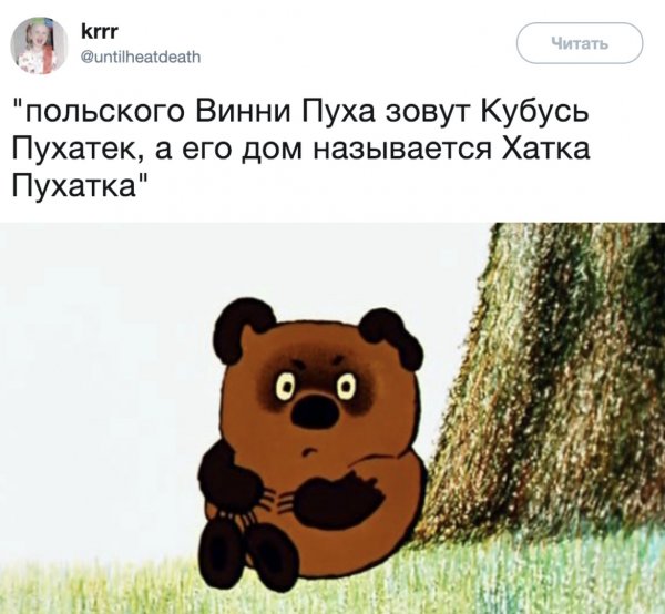 Смешной Винни пух