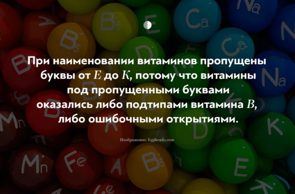 Интересные факты о витаминах