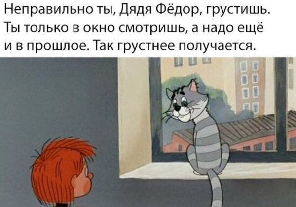 Матроскин неправильно ты дядя Федор