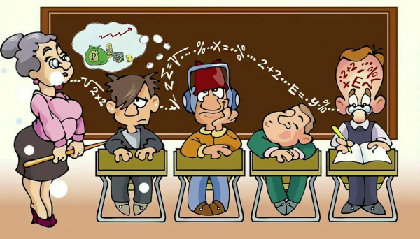 Учитель карикатура