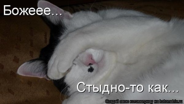 Ой как стыдно
