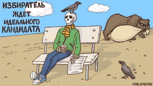 Избиратели карикатура