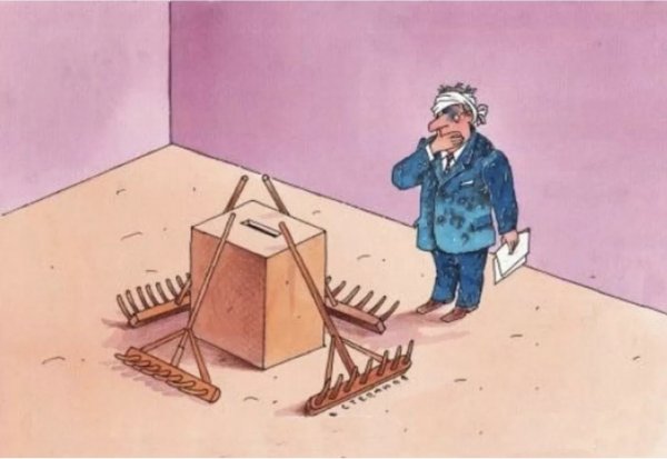 Выборы карикатура
