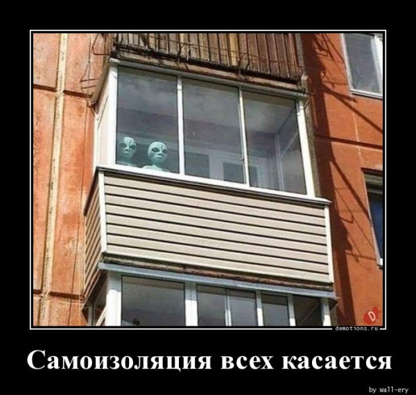 Самоизоляция демотиватор
