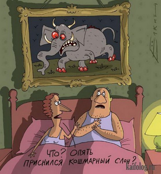 Испуганный белый медведь