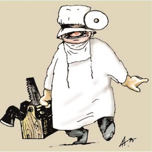 Травматолог карикатура