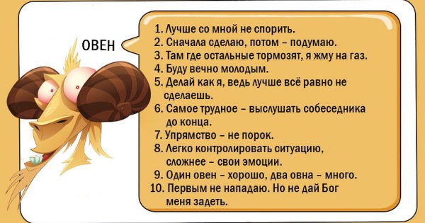 Цитаты про Овнов