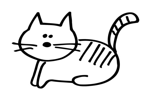 Раскраска кот