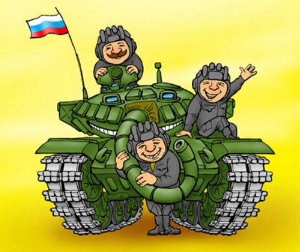 Танкист мультяшный
