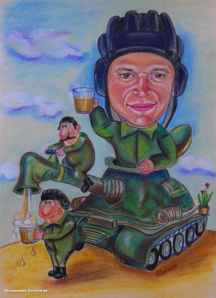 Шаржи на военную тему
