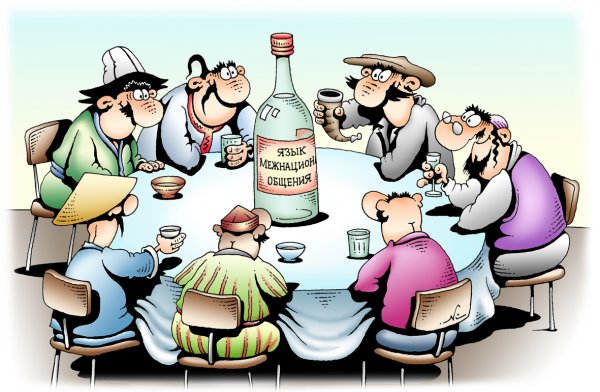 Собрание жильцов карикатура