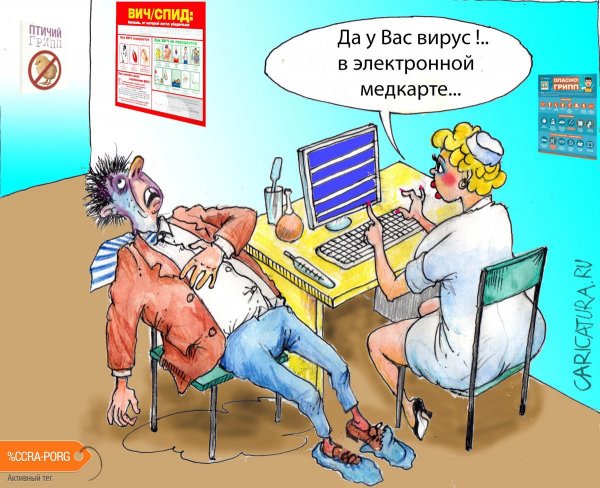 Страх карикатура