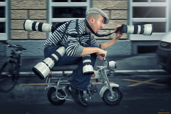 Смешной фотограф